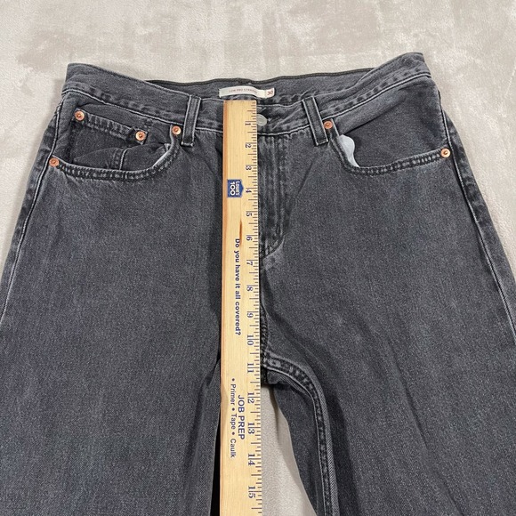 Levi's Women's Jeans Low Pro Straight Leg Denim Casual 30 Gray - Picture 5 of 9